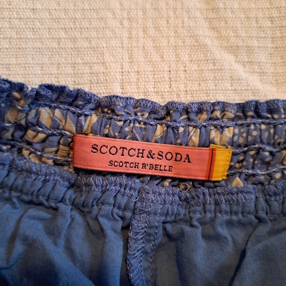 Scotch & Soda girls size 14 lined shorts toucan and flower design - Picture 3 of 5